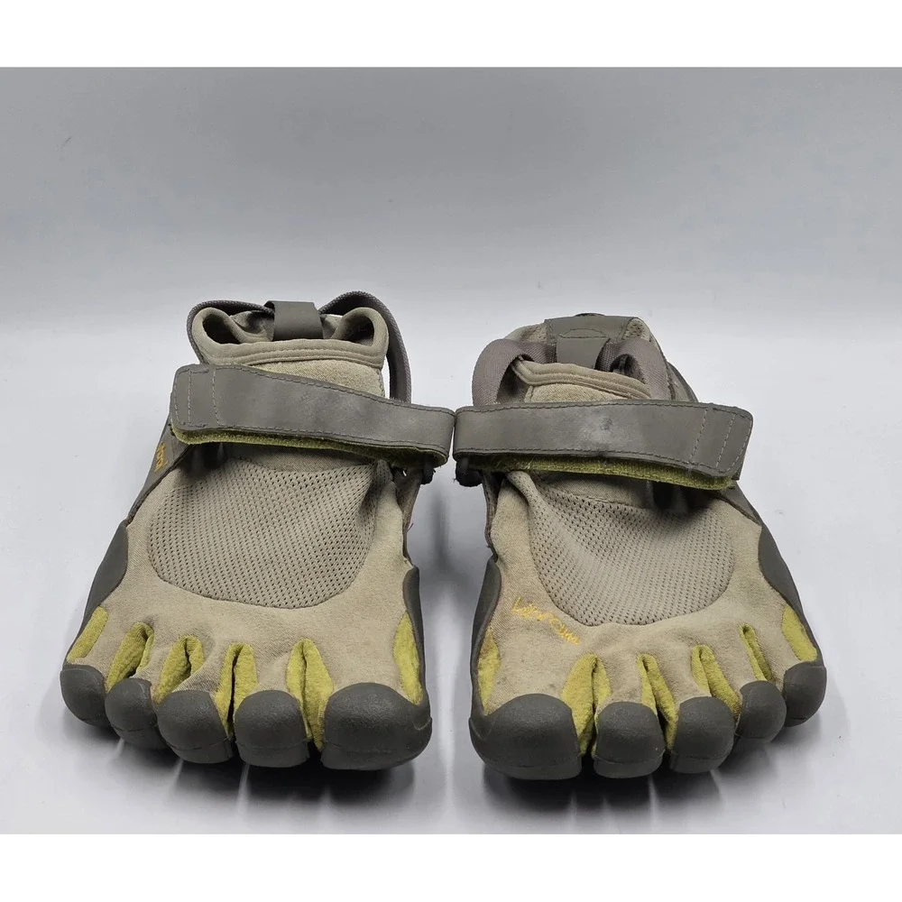 Vibram FiveFingers KSO Barefoot Shoes - Men's Size 44 (Grey/Lime)